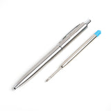 ARIZONE Classic Stainless Steel CT Ball Pen with Spare Refill