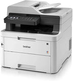 Brother Wireless All in One Printer, MFC-L3750CDW, with Advanced LED Color Laser Print, Duplex & Mobile Printing, High Yield Ink Toner